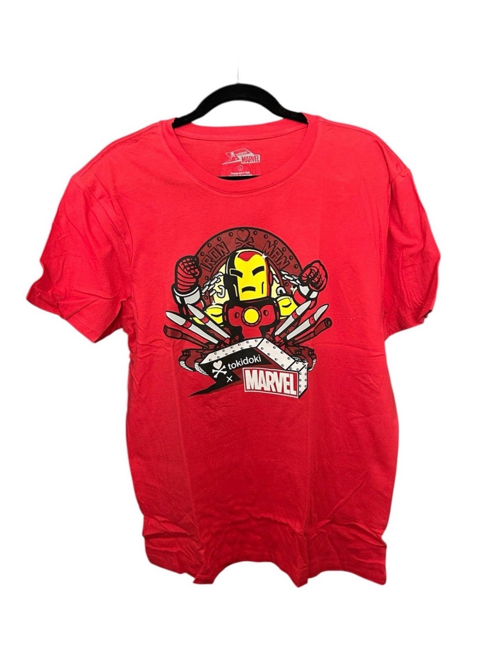 tokidoki x Marvel Iron Man Graphic Tee - Red, Yellow, Black